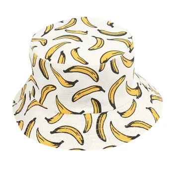 Unisex Pieaugušo Double Sided Valkāt Banānu Zvejnieks, Cepure, Sauļošanās Ārā Klp Banānu Izšūti Ceļojumu шляпа 2020 