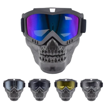 Unisex Slēpošanas Aizsargbrilles Moduļu Maska Noņemams Muti Filtrs Vīrieši Sievietes Slēpošanas Sniega Motocikls Snovborda Brilles Sniega Ziemas Slēpošanas Brilles