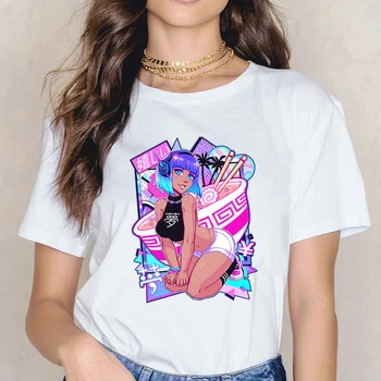 Vaporwave Estētisko 90s Vintage T Krekls Sievietēm Sieviešu Hip Hop Sieviešu Drēbes, T Harajuku Gadījuma T-krekls