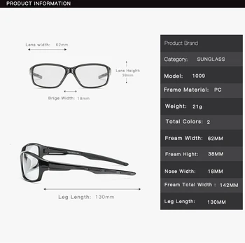 WarBLade Sporta Photochromic Polarizētās Brilles Velo Brilles Velosipēdu Stikla MTB Velosipēds Velosipēdu Izjādes Zvejas Riteņbraukšanas Saulesbrilles