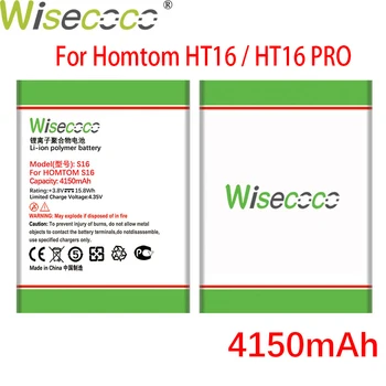 Wisecoco S 16 4150mAh Akumulatoru HOMTOM S16 Mobilo Telefonu Augstas Kvalitātes Nomaiņa+Izsekošanas Numuru