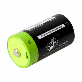 ZNTER 1,5 V 4000mAh Akumulators Mikro USB Lādējamu Akumulatoru D Lipo LR20 Baterijas Par RC Kamera Dūkoņa Piederumi, bezmaksas piegāde