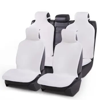 Ziemas Automašīnas Sēdekli Sedz Pilnu Automašīnas Seat Cover Universal Fit Interjera Aksesuāri Aizsargs 7 Krāsas, Pelēks Auto-Stils