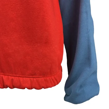 Ziemas Sievietes Lielajam Kokvilnas Plāksteris Pelēkā Vārna Ikdienas Krekls Zip-Kakla Cieto Garām Piedurknēm Lielajam Sweatershirt