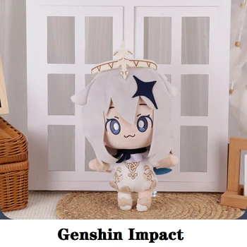 Ziemassvētki Dzimšanas dienas Dāvanas Bērniem Rotaļlietas Anime plīša lelles Genshin Ietekmes Cosplay aksesuārus Projekta Spēles NPC Paimon Spilveni Ir 2021. Jaunajā Gadā grupa