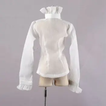 [wamami] 80# Balts Mežģīņu Apģērbu/Krekls 1/4 MSD BJD Dollfie