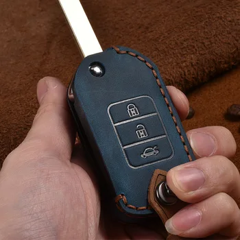 Ādas Automašīnas Tālvadības Atslēgu Pilnībā Segtu Gadījumā Honda Civic X-RV Džeza Greiz Crdder CR-V, HR-V Pievienojas Crider Odyssey-2018 Keychain