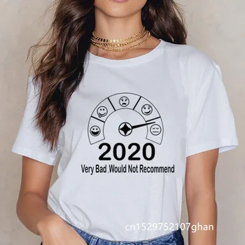 Ļoti Slikti 2020. Gadam nevarētu Ieteikt Humora T Krekls Harajuku Stils Smieklīgi 2020. Gadam Pārskata T-krekls Sieviešu Vasaras Topi Piliens kuģis