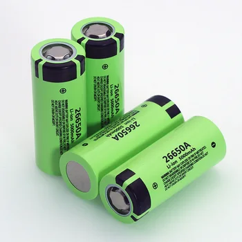 1-6pcs VariCore 26650A Li-ion Akumulators 3,7 V 5000mA Uzlādējamās baterijas Discharger 20A Strāvas akumulatoru bateriju E-rīki