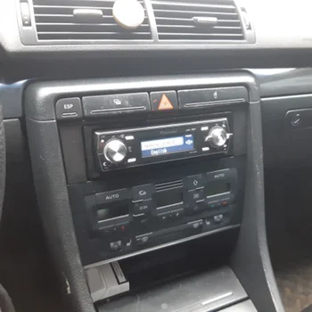 1 Din Auto Stereo Radio Fascijas Panelis Plāksnes Rāmis Adapteris A4 B6 2000. - 2006. Gada Auto salona Apdare