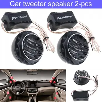 1 Pāris / Set 150W Izturīgs Universāls Augstas Efektivitātes Mini Dome Automašīnas Tweeter Skaļruņi Auto Audio Sistēmu