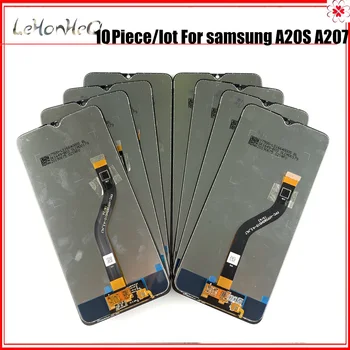 10 Gabals/daudz LCD Samsung A20S A207F/DS A207 LCD Displejs Ekrānā Pieskarieties Digitizer Montāža samsung LCD A20S