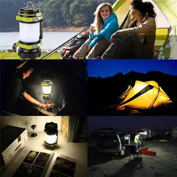 100W Ilgi Lietot USB 8000 Gaismas Uzlādējams LED Lukturītis Kempings Laternu Ūdens Izturīgs Āra Meklēšanas Lukturīti Zivju Medības