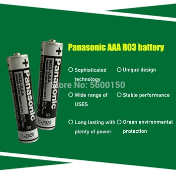 10pcs R03 1,5 V AAA Panasonic Alkaline Baterijas, Dzīvsudrabu, Sausā Akumulatora Elektriskās Rotaļlietas Lukturīti Pulkstenis Peles