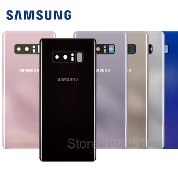 10pcs Samsung Galaxy Note 8 Aizmugurējo Vāciņu Nomaiņa Stikla Akumulatora Aizmugurē Mājokļu N950