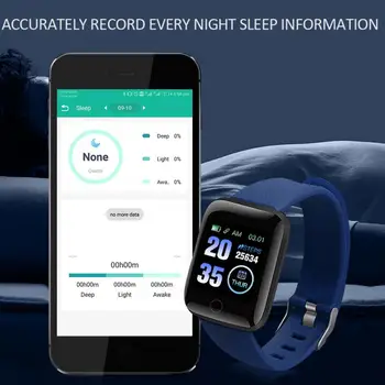 116 Puls Smart Bluetooth Aproce 4.2 sirdsdarbību, Skābekļa asinsspiediena Aproci Sports Fitness Tracker IP67 Waterproof Smartwatch