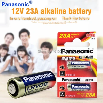 15PCS/DAUDZ Oriģinālas Panasonic 12V 23A A23 MN21 8LR23 VR22 LRV08 Sārma bateriju modinātājs baterijas Kalkulators Atslēga