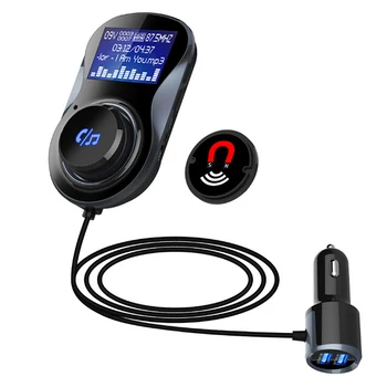 1Pc Bluetooth, FM Raidītājs Audio Auto Mp3 Atskaņotājs ar LCD Displeju, Bezvadu-Auto FM Modulators, Brīvroku Bluetooth