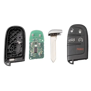 (1gb)5 Pogu Smart Remote Auto Atslēgu 433MHz Piekariņu Chrysler, Dodge, Lādētāju Ceļojums Challenger Durango 300 46 čipu M3N-40821302 Nr.