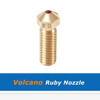 1pc Augsta Temperatūra 0,4 mm V6 Vulkāns Ruby Sprauslu Saderīgu PETG ABS PALŪRĒT Neilona E3D Vulkāns Hotend 1,75 mm Pavedienu