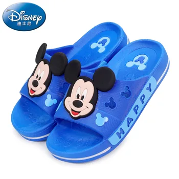 2019 Disney bērnu apavi čības vasaras zēns Mickey mājas neslīdoša sandales meitenēm Minnie bērnu apavi