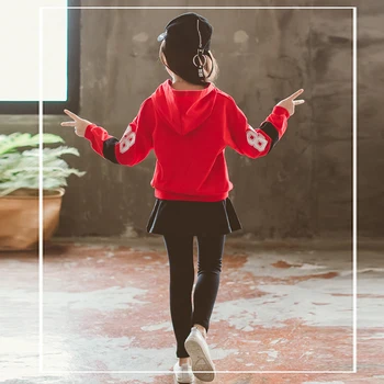 2019 Toddler Zēns Meitene Uzvalks Rudens Ziemas pelēkā vārna ASV Džemperis + legging Bērnu Bērniem Siltas Sportwear Komplekti Bērnu Drēbes