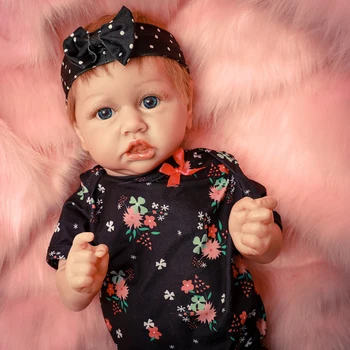 22 Collu Simulācijas Salds Atdzimšana Baby Lelle Ar Šķību Muti Spilgti Atdzimis Toddler Beibe Lelle Bērniem Pārsteigumu Dāvanas