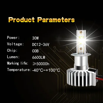2gab Auto LED priekšējie Lukturi Spuldzes, Lampas, Miglas lukturi H11 9006 HB4 9005 HB3 H4, H7, H8, H9 H1 par peugeot 508 308 406 301 5008 2008 307 408