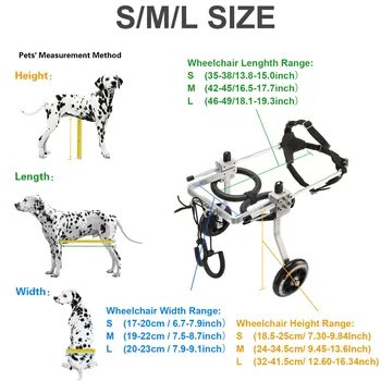 3 Izmērs - Grozs Pet/Suns/Kaķis Ratiņkrēslu Invalīdiem S/M/L Suņu\Cat\kucēns\suņu Pastaigas