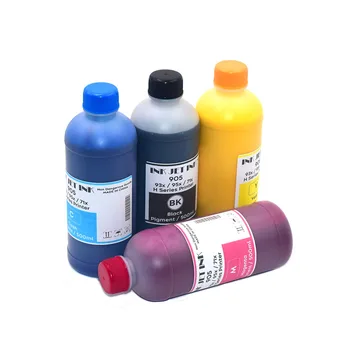 4*500ml/ Krāsu HP711 Taras Pigmenta Uzpilde Tintes Komplekts HP Designjet T120 T520 Printera Kasetnes un Ciss