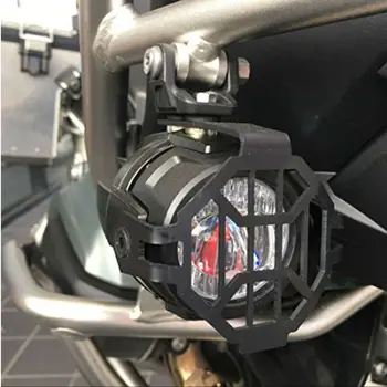 40W Pāra LED papildu apgaismojumu ar Aizsargātu Aizsargs Segtu LED Miglas Tuvās Tālās gaismas Lukturis BMW R1200GS F800GS Universālo Motociklu