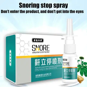 40ml Anti Krākšana Spray Tradicionālās Medicīnas Herb Anti-snoring Aerosoli Aprūpes Krāc Pieaugušo Risinājums Stop Stop Palīdzības Deguna L H5A3