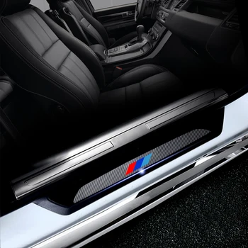 4D M Stils Oglekļa Šķiedras Auto Durvis, Palodzes Vāka Uzlīme BMW X1 X3 X6, 5 1 3 7 Sērijas E70 E83 E84 E72 F25 F15 E71 no 2009. līdz 2018. gadam 4gab