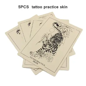 5gab Tetovējums Prakses Ādu Lapa 15*20 Tiger modelis Projektēšanas Praksi Ādas Tetovējums Iesācējiem Body Art tattoo Bezmaksas Piegāde