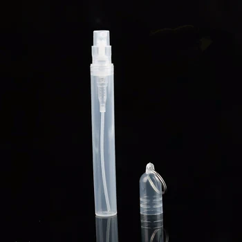 5ml Metāla Gredzenu Plastmasas Smaržu Pudeles Skaidru Krāsu Aerosols Uzpildāmas Pudeles Tukšas Mazu Pudeli, Ceļojumu Portatīvo Pudeli 1000pcs/daudz