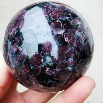60-65mm Reti skaista granāts bumba kristāla bumbu, minerālu dziedinošo karstā