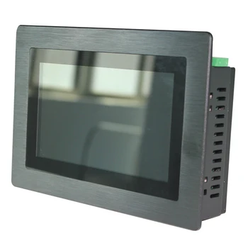 7 collu rūpniecības Linux touch screen panelis pc alumīnija priekšējo bezel IP65 priekšā patiesu līdzenas virsmas