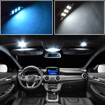 8x Canbus Bez Kļūdām, LED salona Apgaismojuma Komplekts, Iepakojumā 2019 2020 Nissan 370Z Auto Piederumi Kartes Dome Bagāžnieka Licences Gaismas