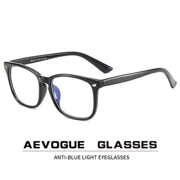 AEVOGUE Vīriešiem Anti-Zila Gaisma Brilles, Briļļu Datoru Brilles Retro Recepšu Brilles Tuvredzība Rāmis KS104