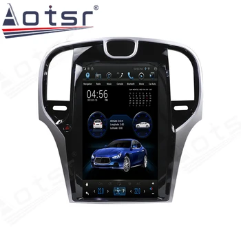 AOTSR Par Chrysler 300C 2013+ Android 9.0 Tesla stila 13.3 COLLU Vertikāla ekrāna Auto GPS Radio Multimediju atskaņotājs, DSP WIFI