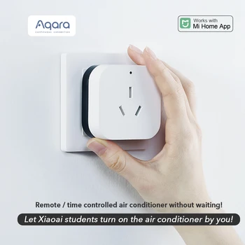 AQARA daudzfunkcionālā Vārti Smart Ligzda 16A App Tālvadības Elektroenerģijas Uzraudzības Smart Slēdzi, Kontaktligzdu Darbu Xiaomi app