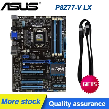 ASUS P8Z77-V LX Desktop Mātesplatē LGA 1155 DDR3 i3 i5 22/32 nm CPU USB3.0 32GB SATA3 Intel Z77 PC Mainboard Komplekts