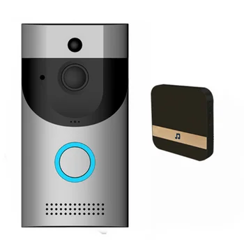 Anytek B30 Bezvadu WiFi Domofons Video Durvju Kamera + B10 Durvju Uztvērējs Uzstādīt Durvju Zvanu Kamera, Wifi, Video Nakts Redzamības
