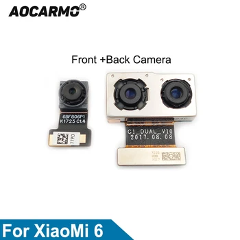 Aocarmo Priekšpusē, + Aizmugurējo Atpakaļskata Kamera Modulis Lielo Kameru Flex Kabelis XiaoMi 6 mi6