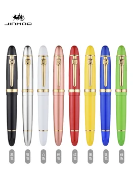 Augstas Kvalitātes Jinhao 159 Fountain Pen Luksusa Metāla Tintes Pildspalvas Liela Izmēra Unikālu Stilu Vidēji 0.5 Nib Smago Uzņēmuma Birojā Dāvanu