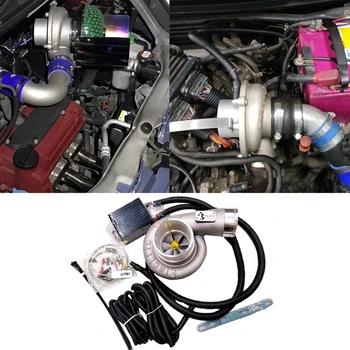 Auto Elektriskā Turbo Kompresoru Komplekts Vilces Elektrisko Motociklu Turbokompresoru, Gaisa Filtrs Ieplūdes visiem auto uzlabotu ātrumu