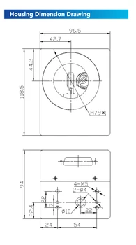 Auto fokusu Galvo Skenēšanas Vadītājs Šķiedras Lāzera Galvanometer Skeneri Marķēšanas Mašīnas Daļa 1064nm SG2206