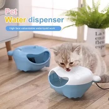Automātiskās Gaismas Mājdzīvnieki Ūdens Strūklaka kaķiem Strūklaka suņi USB Elektriskie Ūdens padeves dzeramo bļodas kaķis