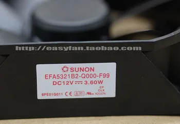 Bezmaksas Piegāde SUNON EFA5321B2-Q000-F99 EFA5321B2-Q010-F99 10cm 12V 3.6 W Dzesēšanas ventilators