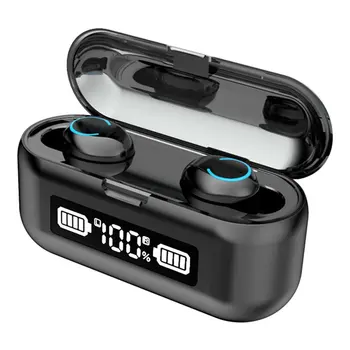 Bezvadu Austiņas Bluetooth 5.0 TWS Austiņas Led Displejs, Touch 9D Stereo Sporta Mūzika Ūdensizturīgs Earbuds Austiņas Smart Tālruni